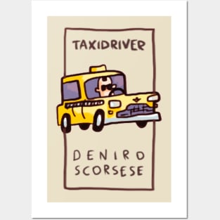 Taxi Driver scribble poster Posters and Art